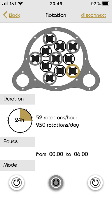 LumiSidus LS3 Trio Gold Watch Winder